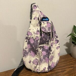 KAVU Original Rope Bag Sling Pack in Orchid Tie Dye